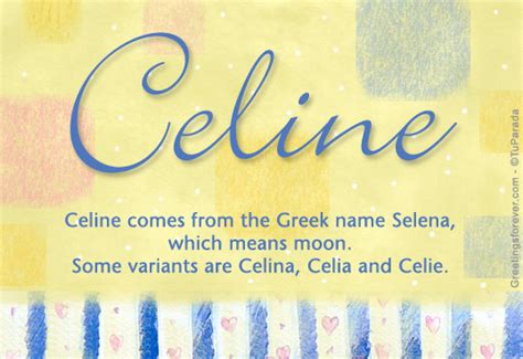 origin of celine name